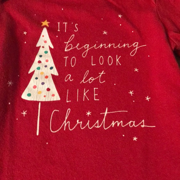 Baby’s Christmas long sleeve onesie 6-12 Months - Picture 3 of 5